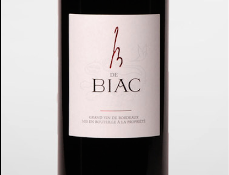 B De Biac, Chateau Biac, Cadillac, 2013, Bordeux, France